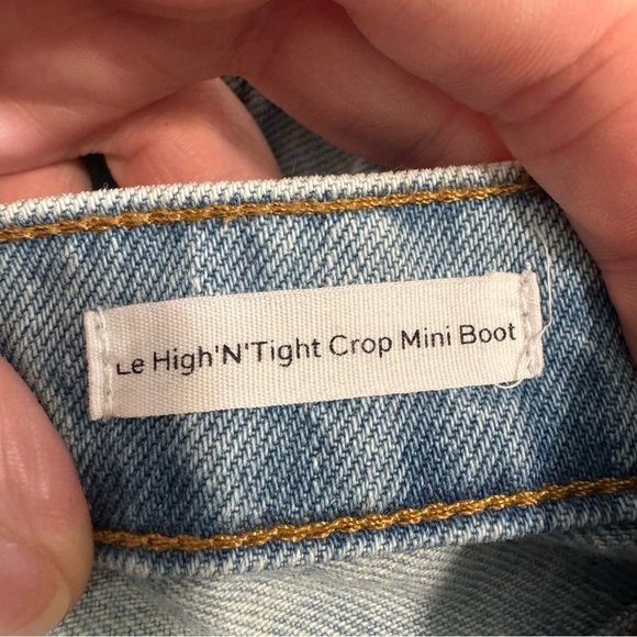 Frame Le High N Tight Crop Mini Bootcut Jeans - Picture 5 of 8